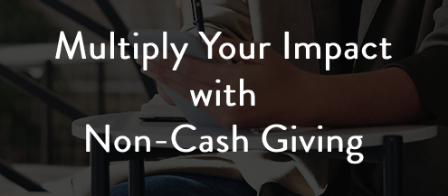 Non-Cash Giving